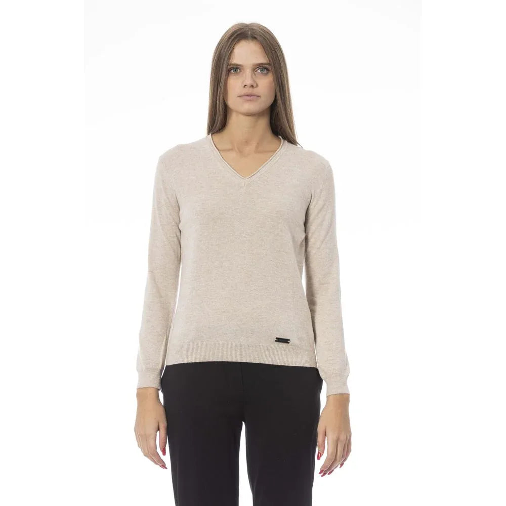 Baldinini Trend Beige Polyamide Women Sweater - Zeiniez