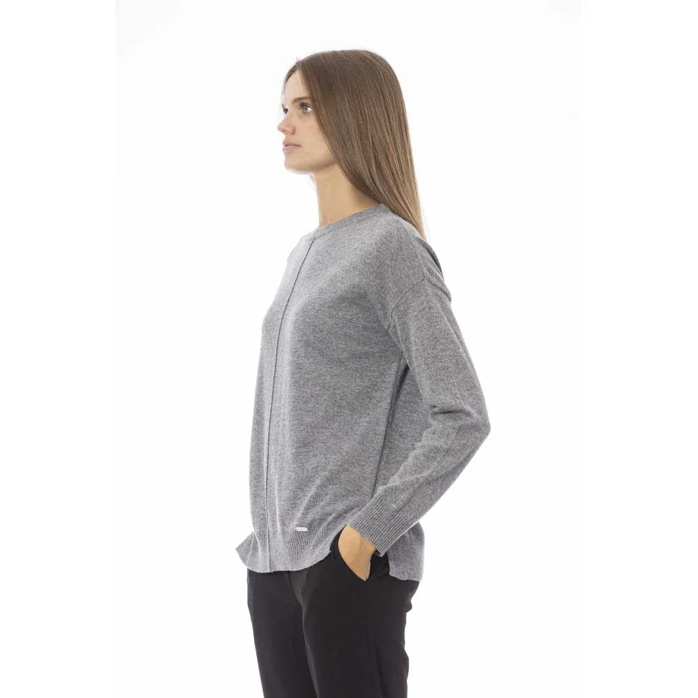 Baldinini Trend Gray Viscose Women Sweater - Zeiniez