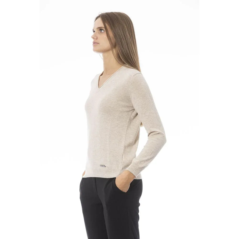 Baldinini Trend Beige Polyamide Women Sweater - Zeiniez
