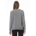 Baldinini Trend Gray Viscose Women Sweater - Zeiniez