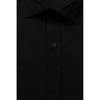 Bagutta Black Cotton Men's Slim Shirt - Zeiniez