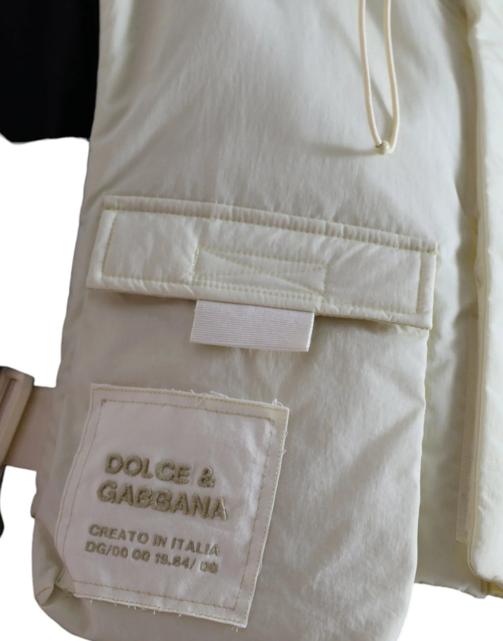 Dolce & Gabbana Yellow Nylon Hooded Sportswear Vest Jacket - Zeiniez