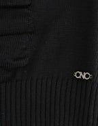Costume National Black V-neck wool sweater - Zeiniez