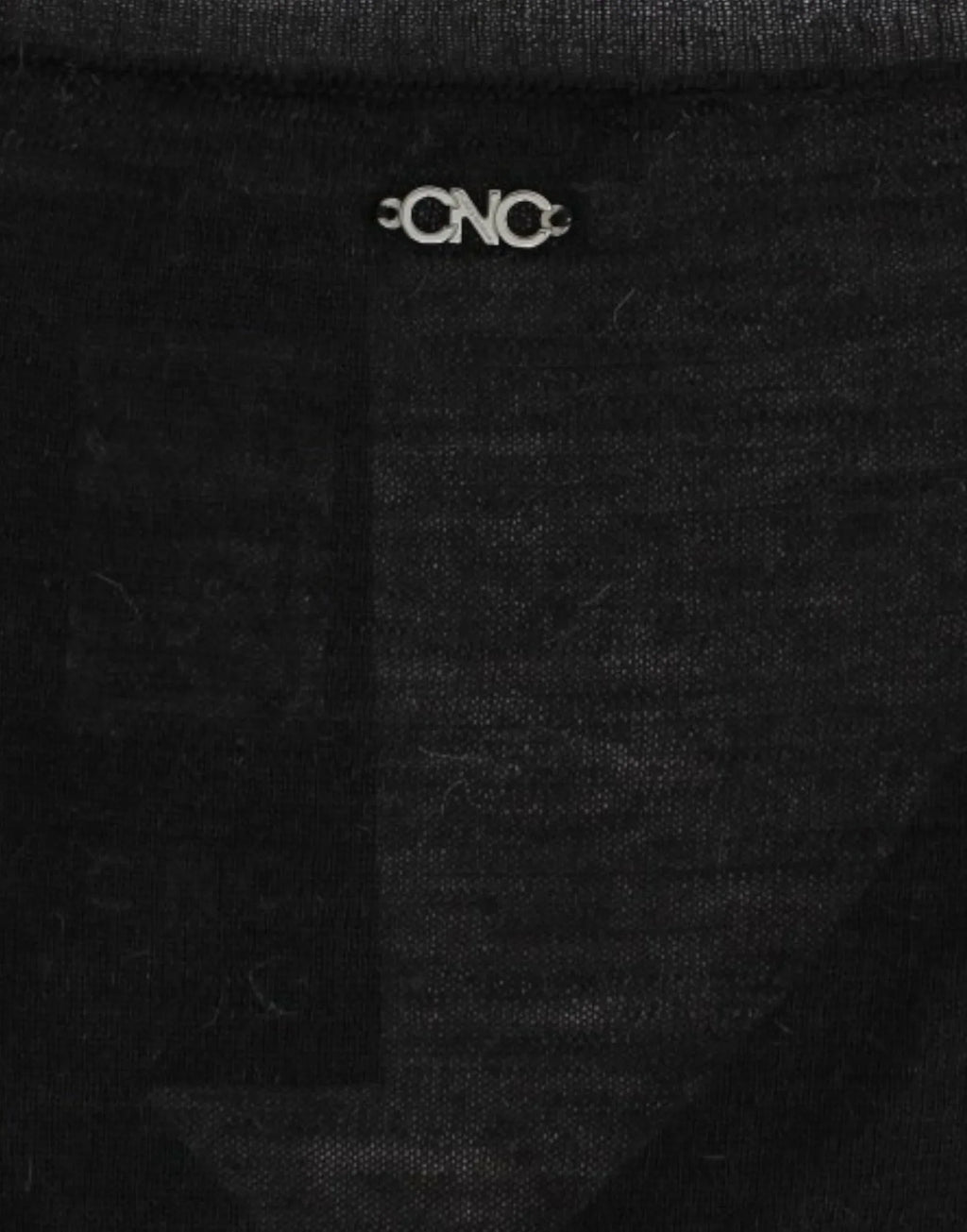 Costume National Black V-neck lightweight sweater - Zeiniez