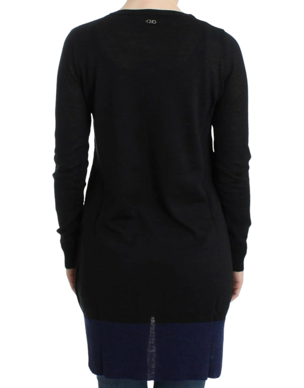 Costume National Black V-neck lightweight sweater - Zeiniez