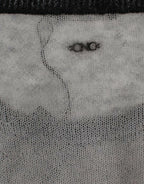 Costume National Gray embellished asymmetric sweater - Zeiniez