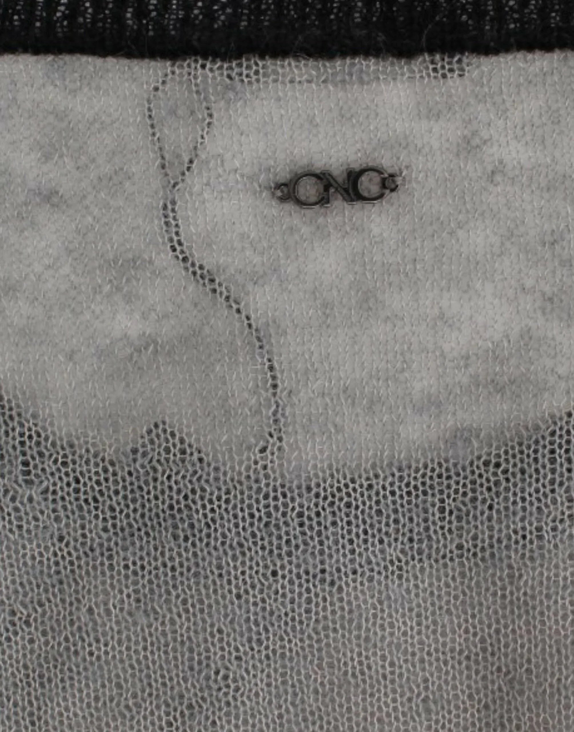 Costume National Gray embellished asymmetric sweater - Zeiniez