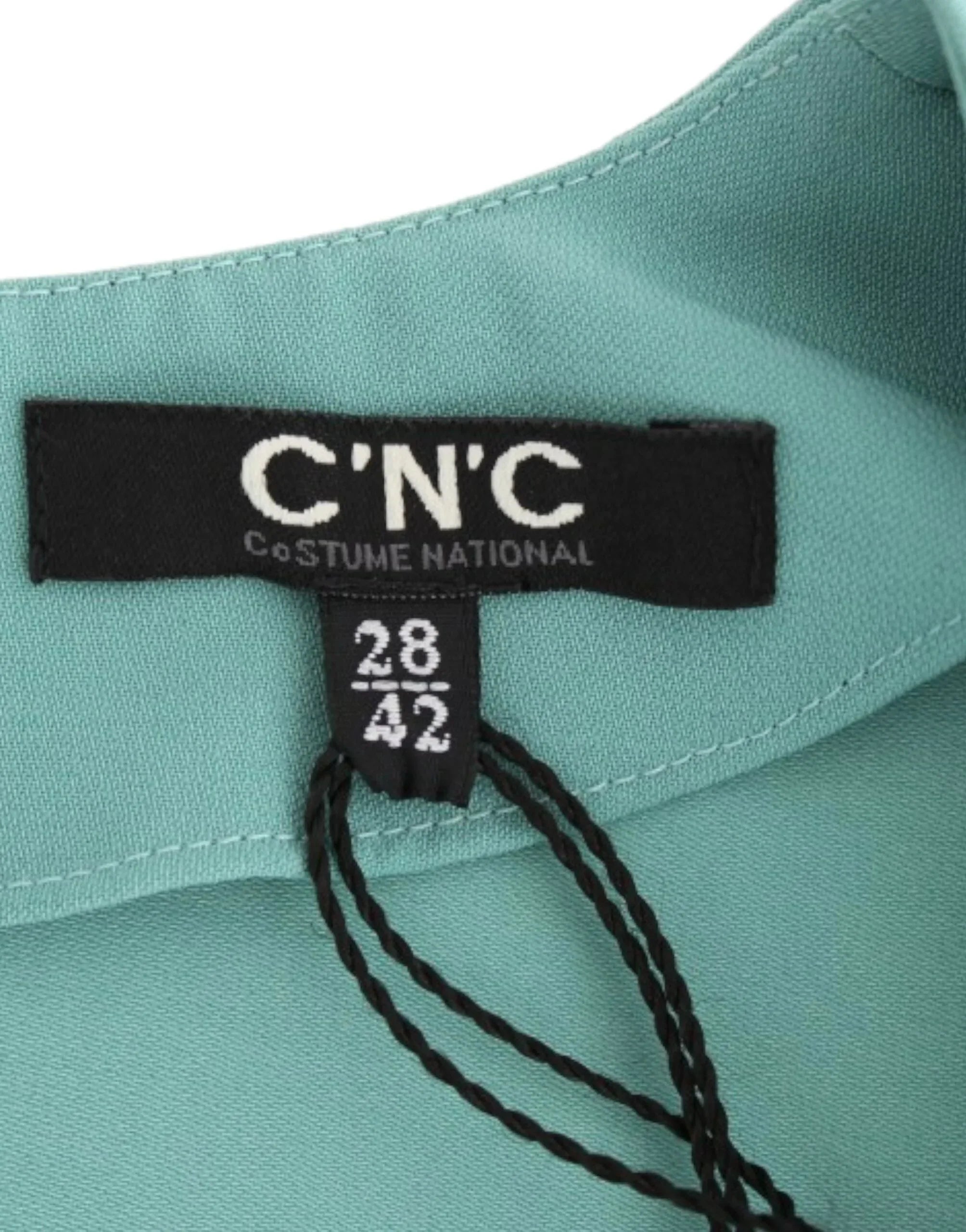 Costume National Green 3/4 sleeved sheath dress - Zeiniez