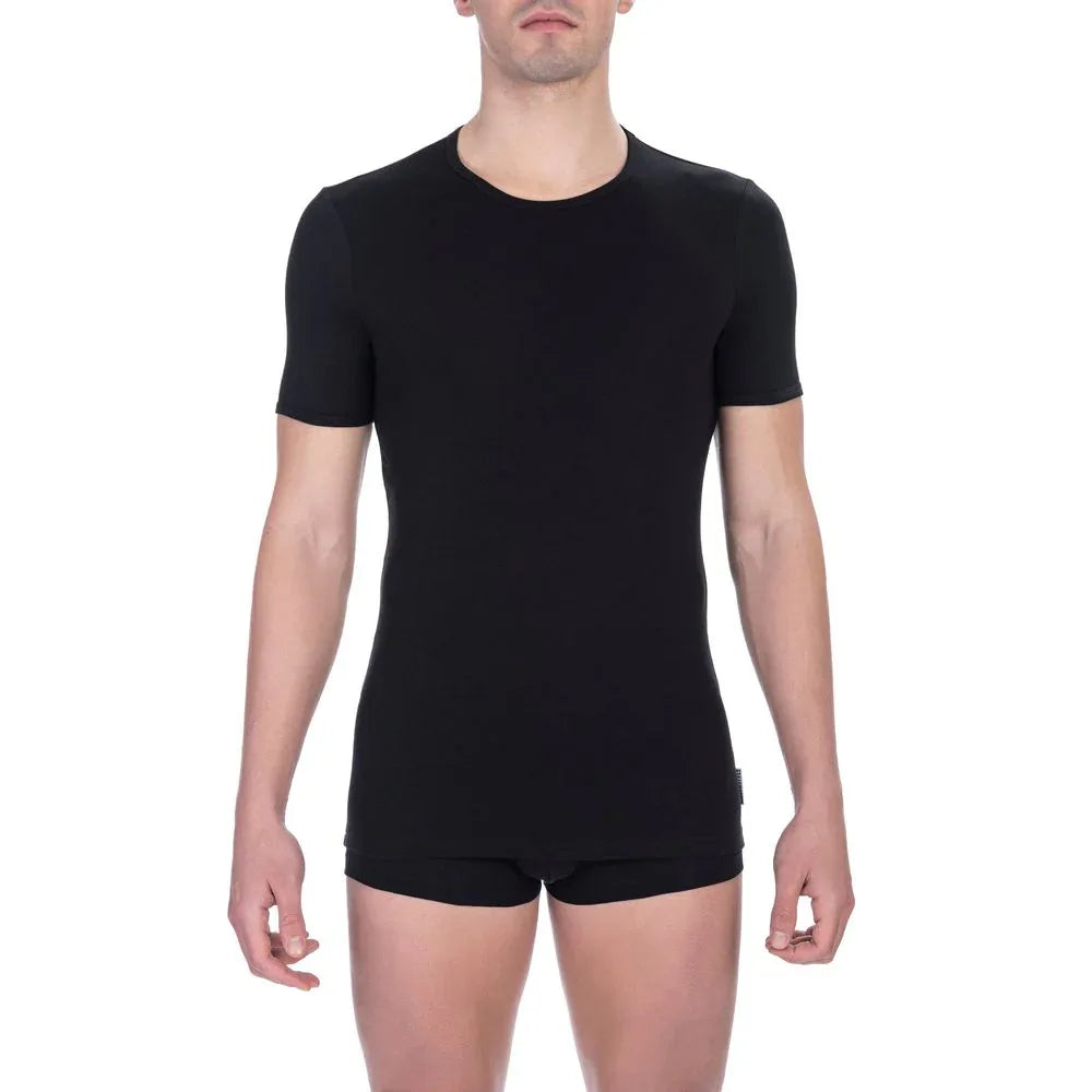 Bikkembergs Black Cotton Men's T-Shirt - Zeiniez