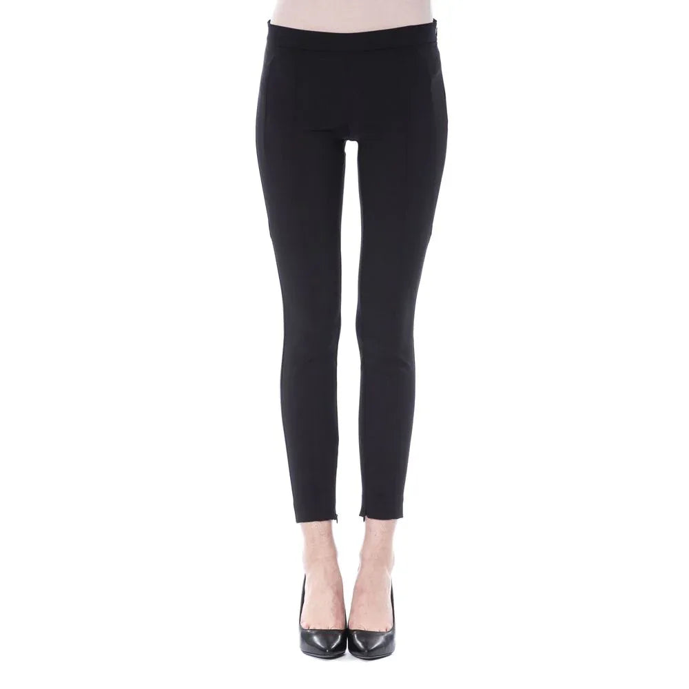 BYBLOS Black Polyester Women's Skinny Pant - Zeiniez