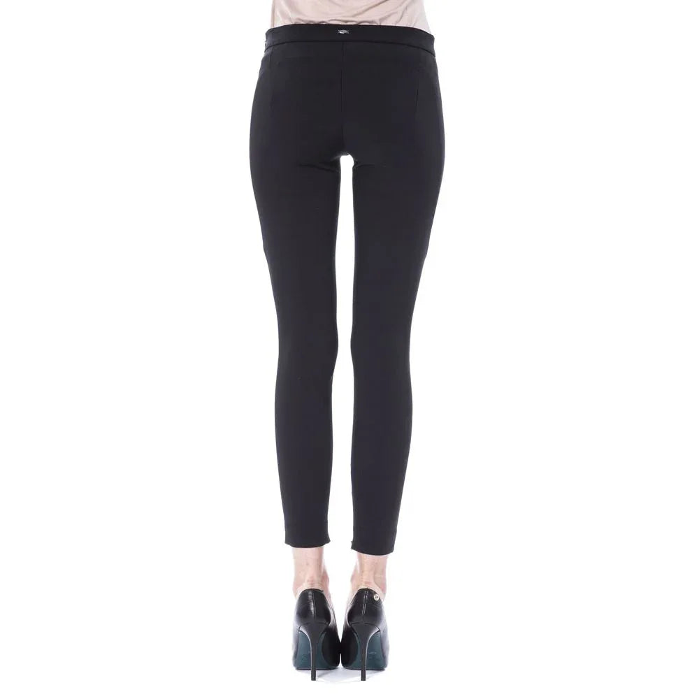 BYBLOS Black Polyester Women's Skinny Pant - Zeiniez