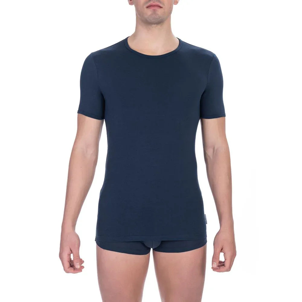 Bikkembergs Blue Cotton Men's T-Shirt - Zeiniez