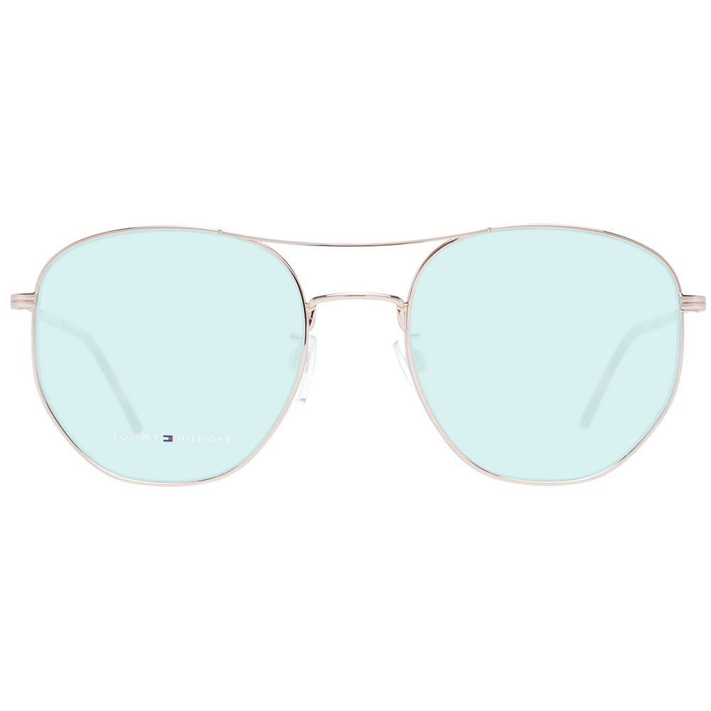 Tommy Hilfiger Rose Gold Metal Sunglasses - Zeiniez