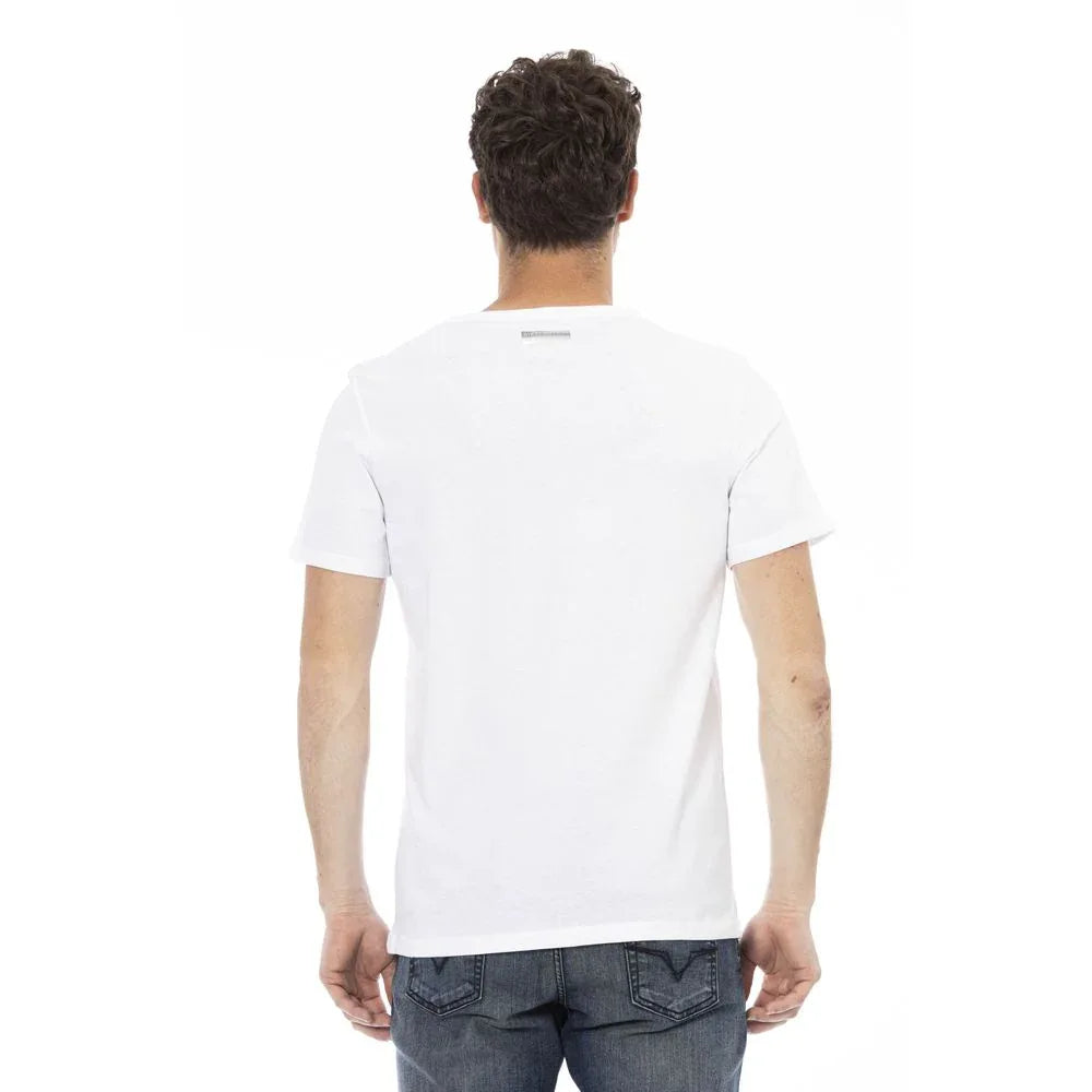 Bikkembergs White Cotton Men T-Shirt - Zeiniez