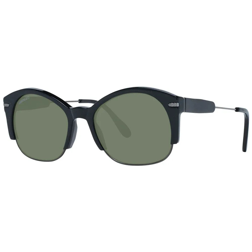 Serengeti Black Acetate & Metal Sunglasses - Zeiniez
