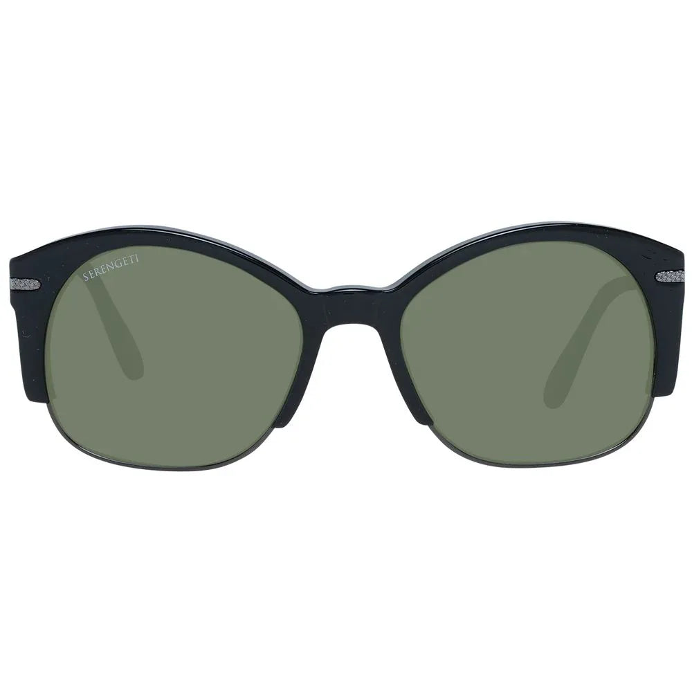 Serengeti Black Acetate & Metal Sunglasses - Zeiniez