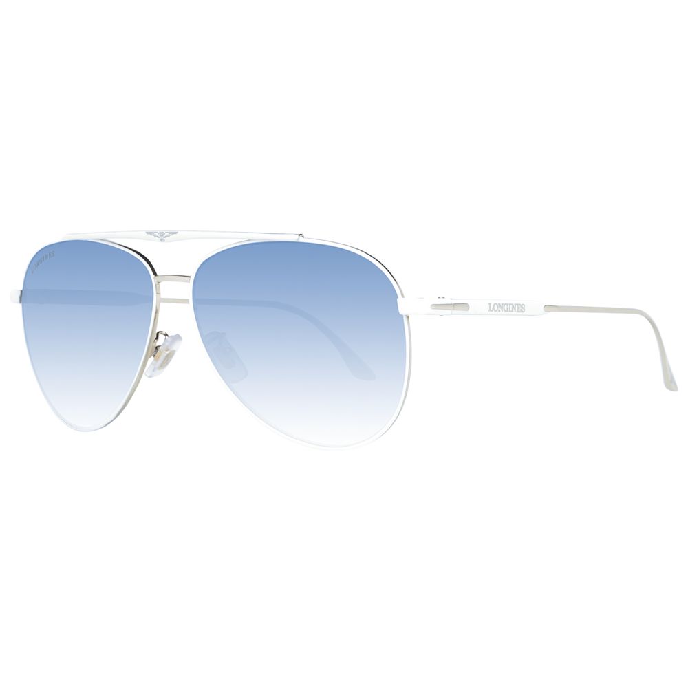Longines White Metal Sunglasses - Zeiniez