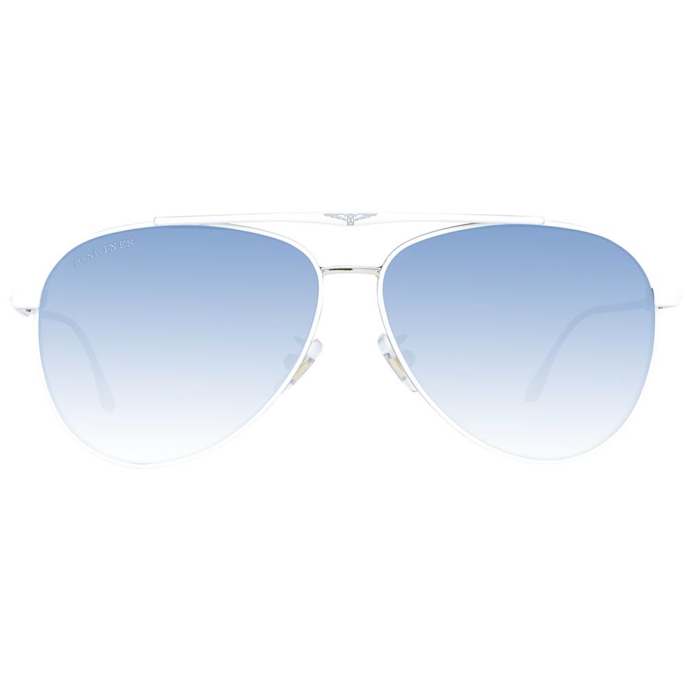 Longines White Metal Sunglasses - Zeiniez