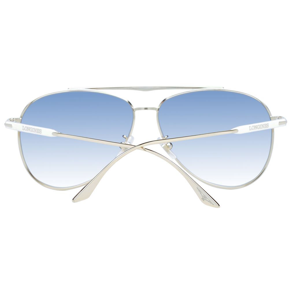 Longines White Metal Sunglasses - Zeiniez