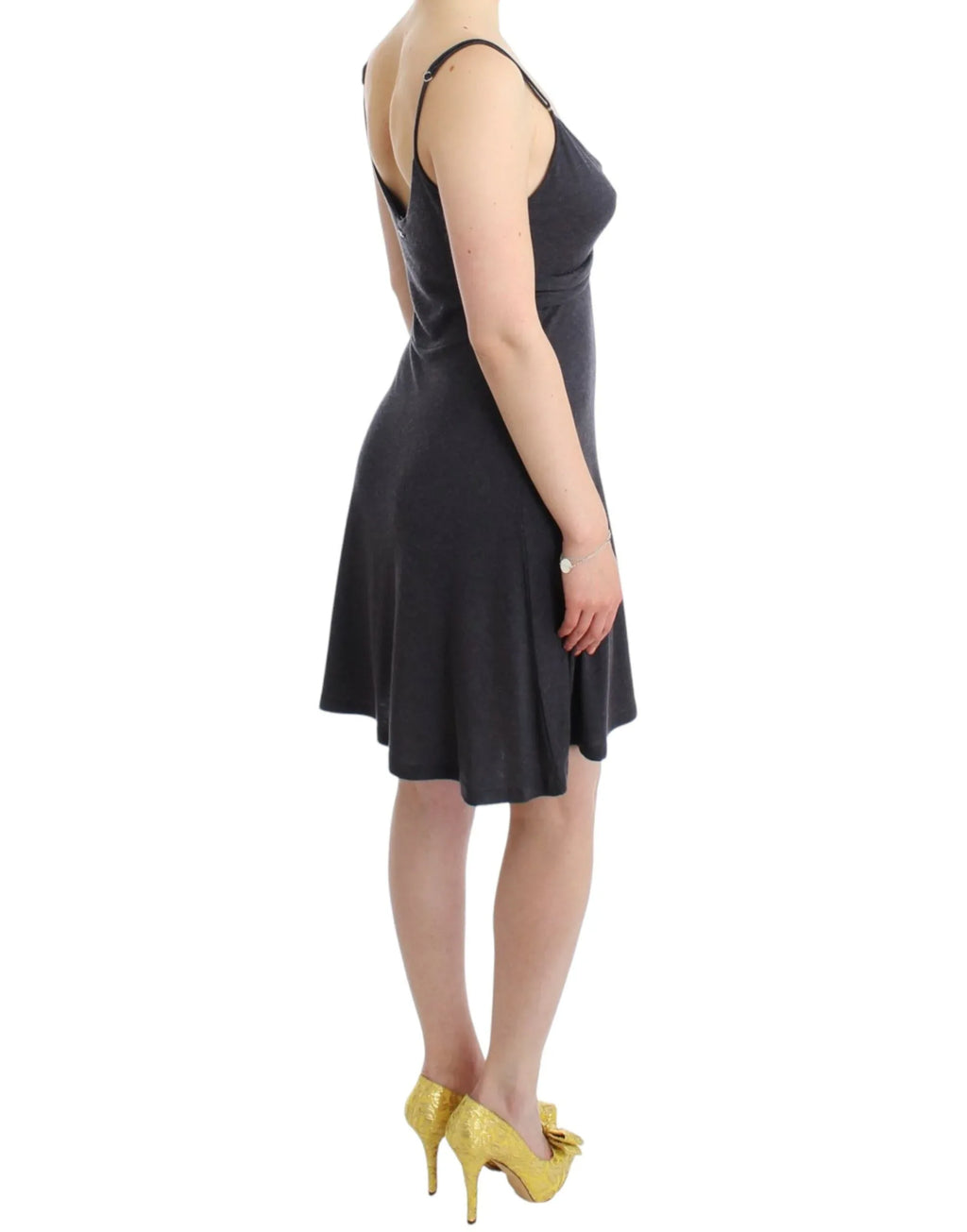Costume National Gray knitted A-line dress - Zeiniez