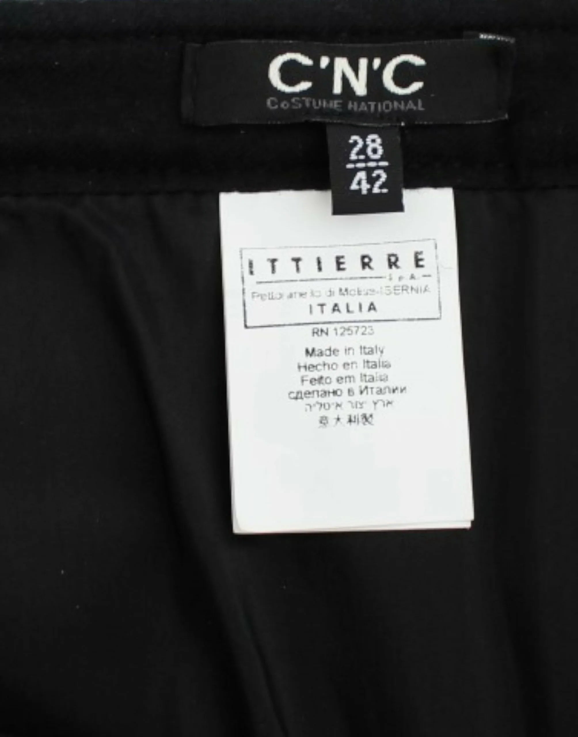 Costume National Gray checkered mini skirt - Zeiniez