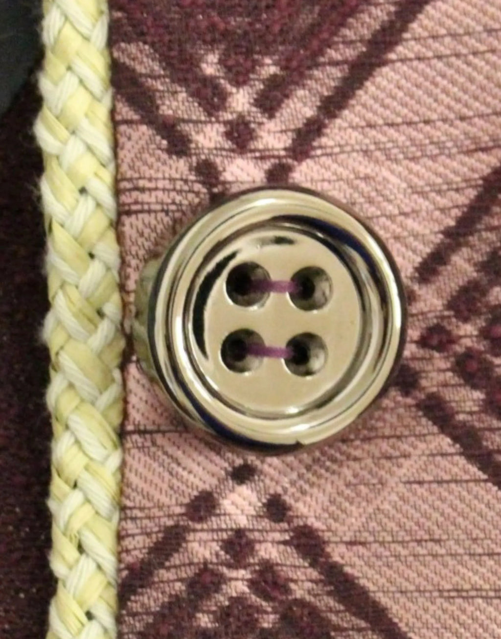 House of Holland Purple checkered blazer jacket - Zeiniez