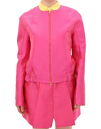 CO|TE Pink silk blend jacket - Zeiniez
