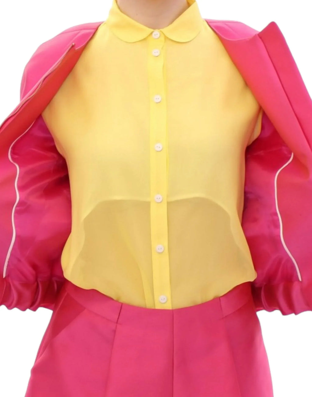CO|TE Pink silk blend jacket - Zeiniez