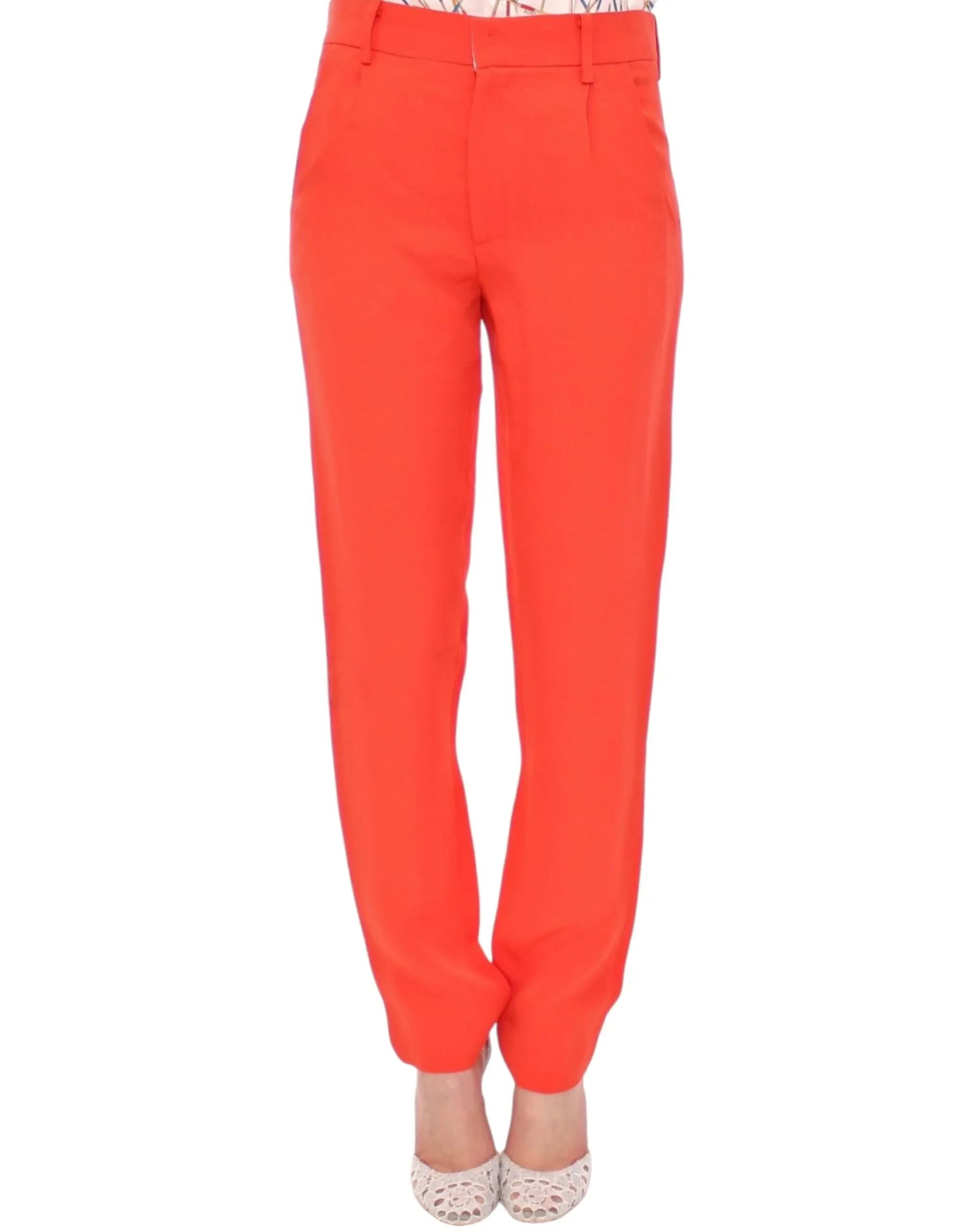 CO|TE Orange boyfriend stretch pants - Zeiniez