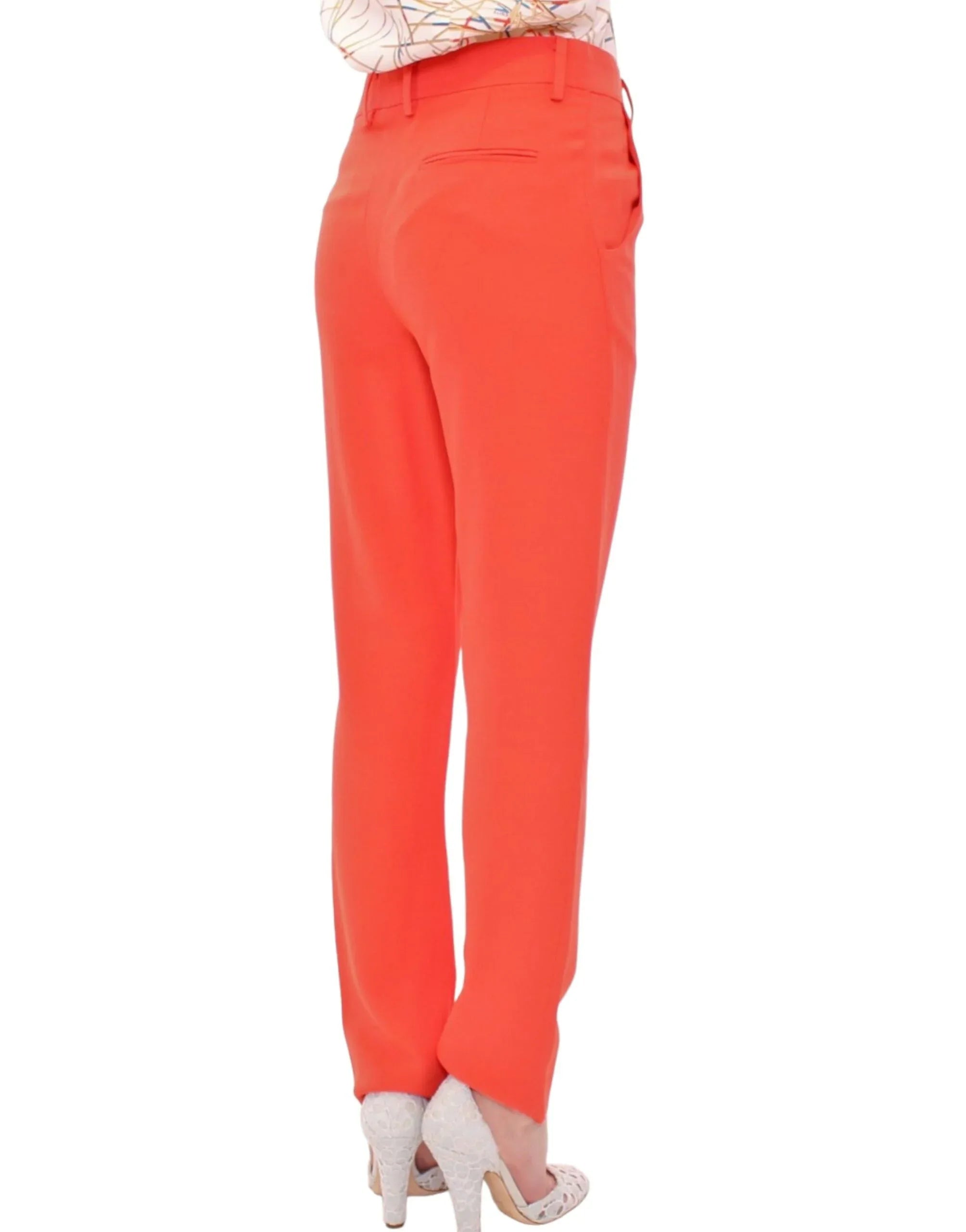 CO|TE Orange boyfriend stretch pants - Zeiniez