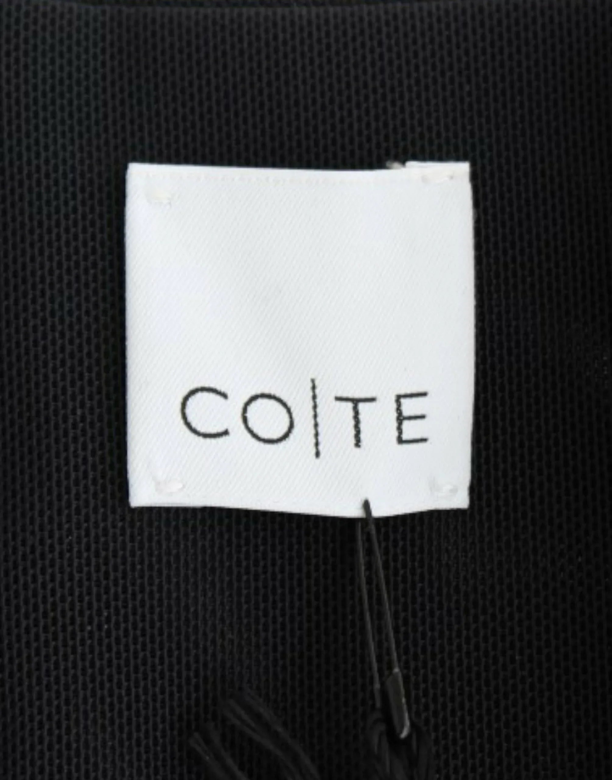 CO|TE Black short sleeve venus dress - Zeiniez