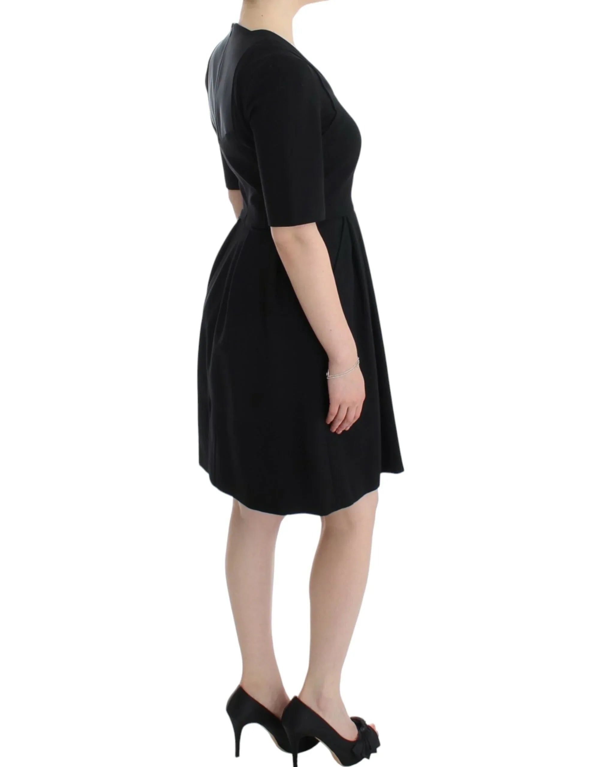 CO|TE Black short sleeve venus dress - Zeiniez