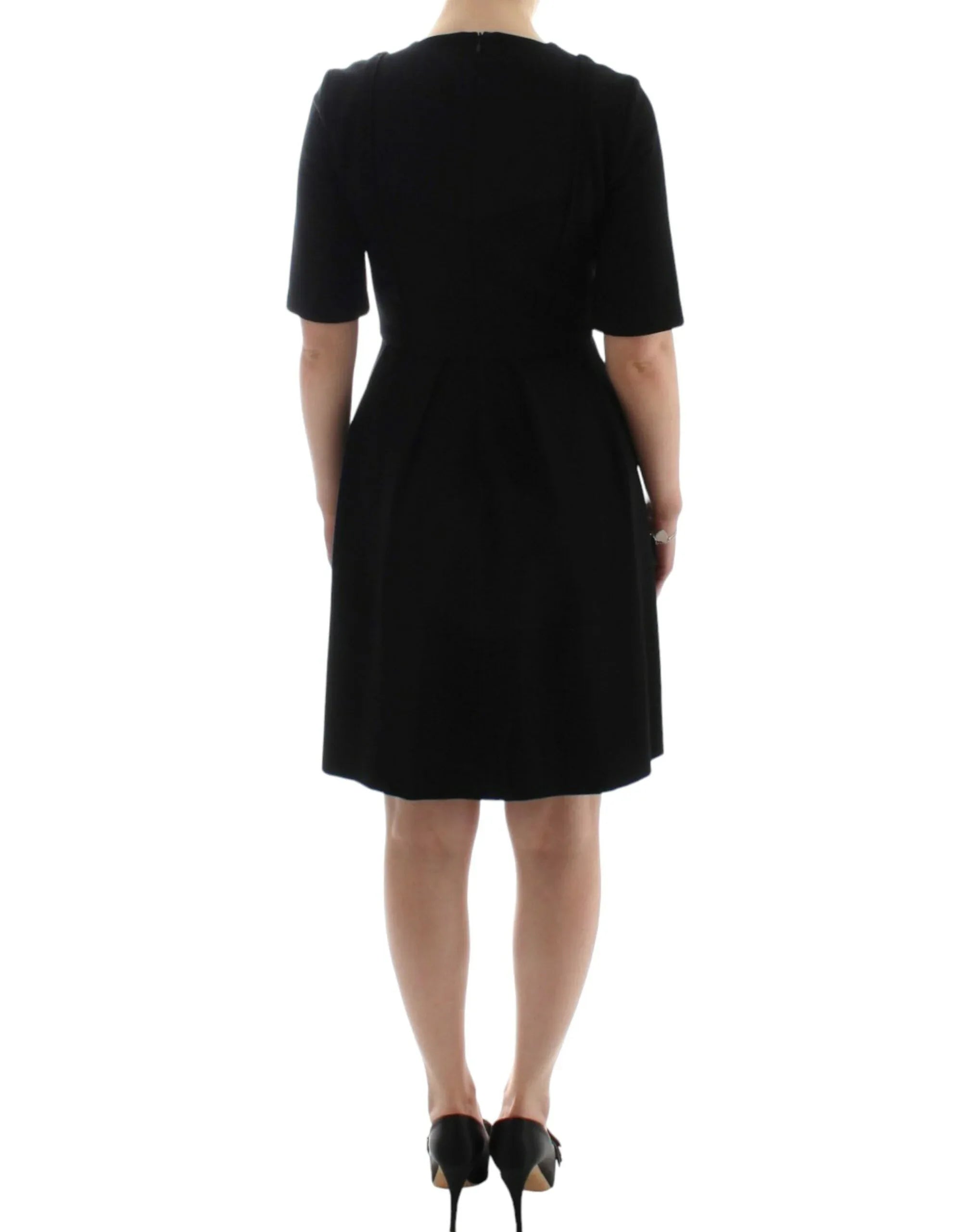 CO|TE Black short sleeve venus dress - Zeiniez