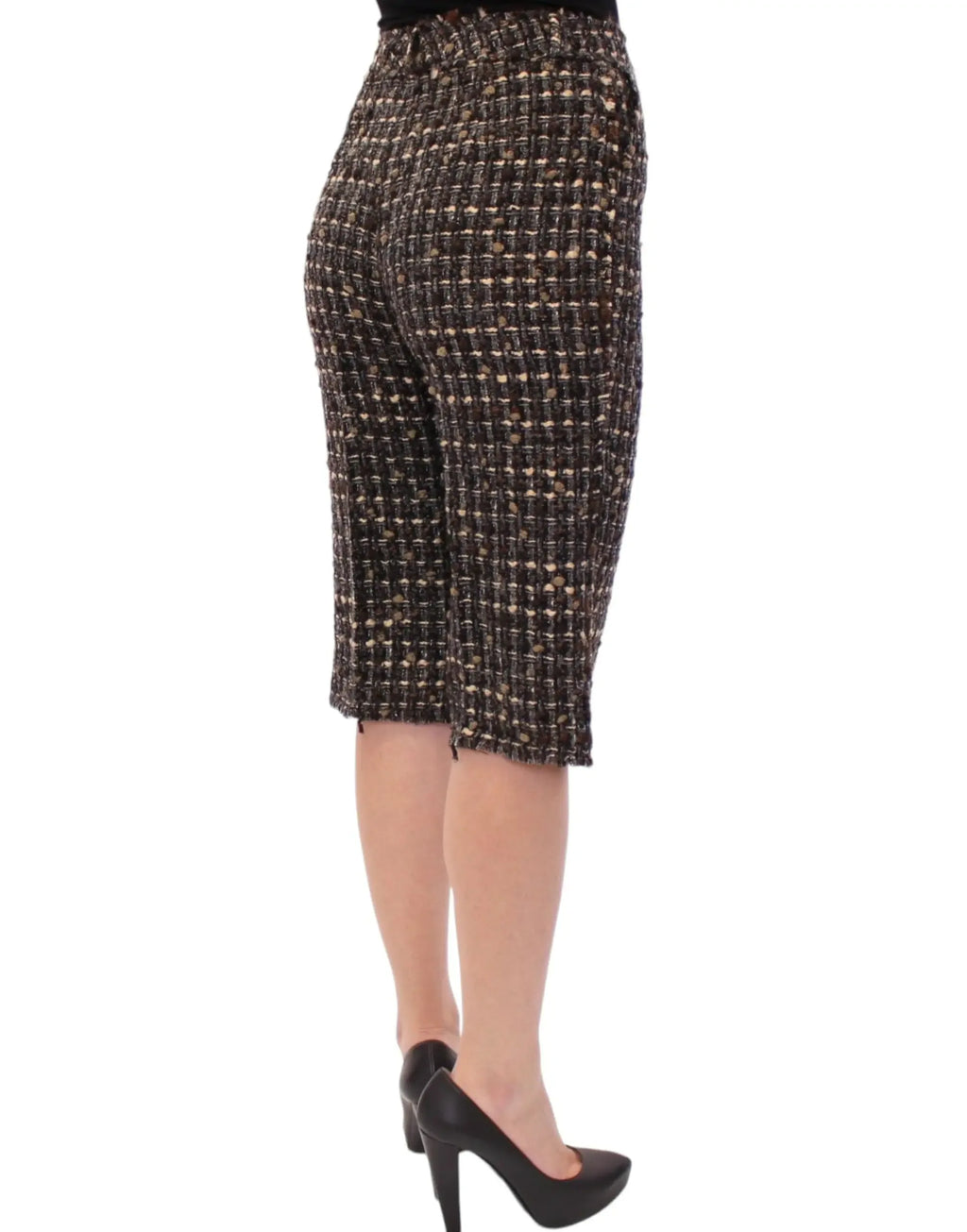 Dolce & Gabbana Multicolor Wool Shorts Pants - Zeiniez