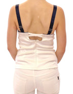 Dolce & Gabbana White sailor motive tank top - Zeiniez