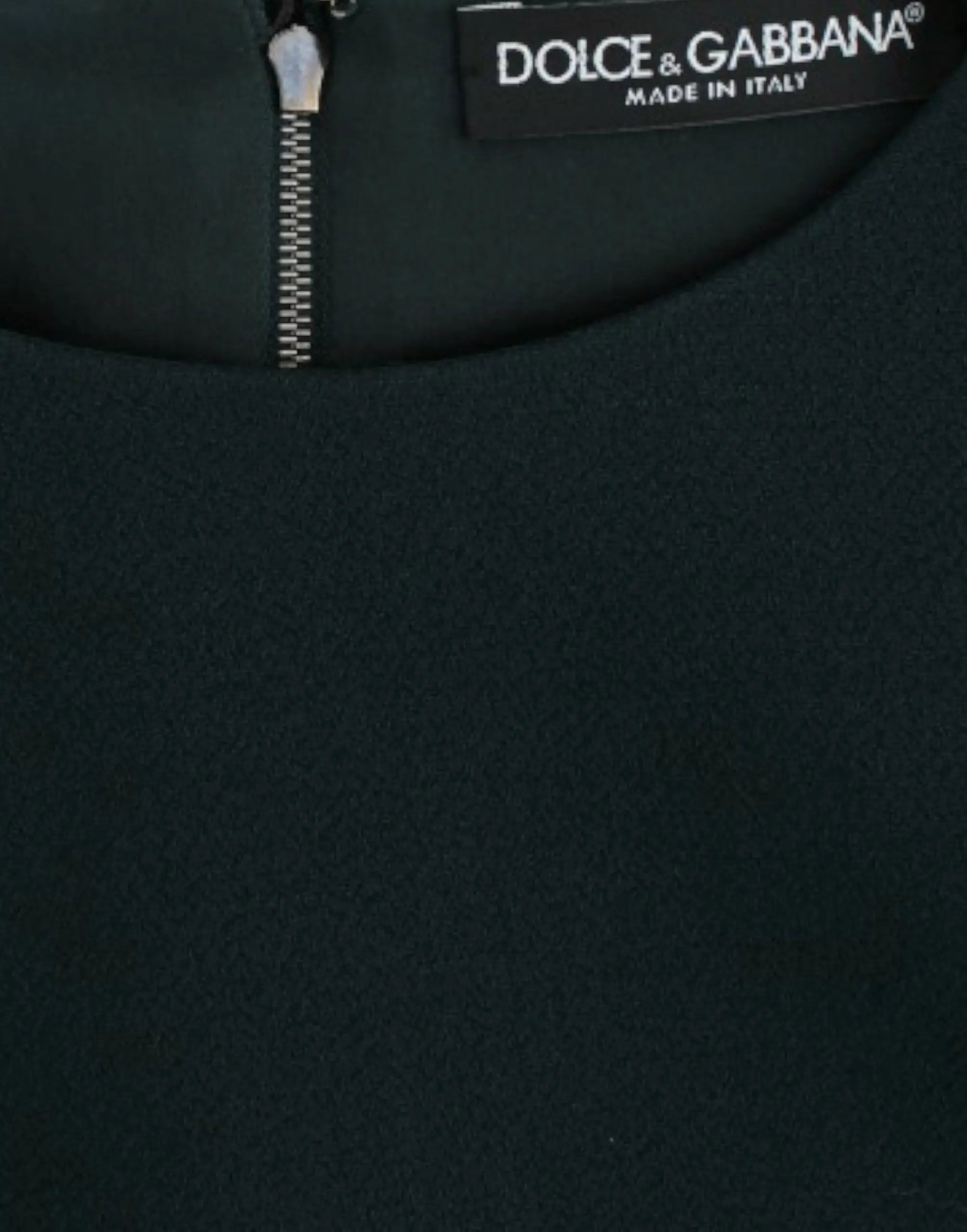 Dolce & Gabbana Green 3/4 sleeve wool blouse Dolce & Gabbana