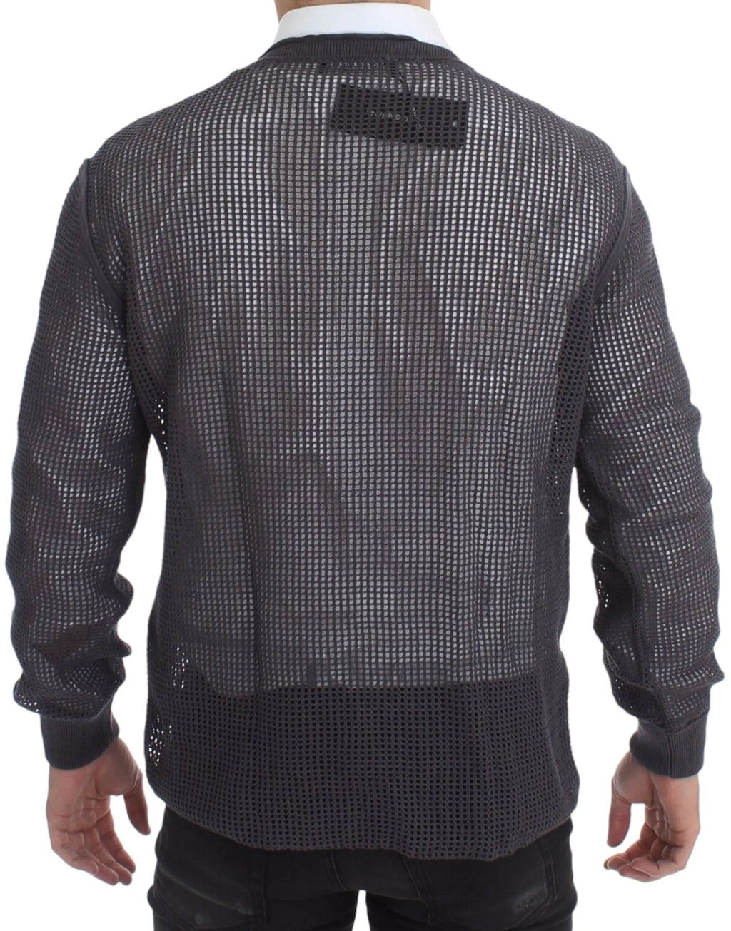 Dolce & Gabbana Purple Runway Netz Pullover Netted Sweater Dolce & Gabbana