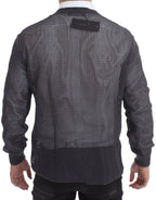 Dolce & Gabbana Purple Runway Netz Pullover Netted Sweater Dolce & Gabbana