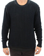 Dolce & Gabbana Blue Runway Netz Pullover Netted Sweater Dolce & Gabbana