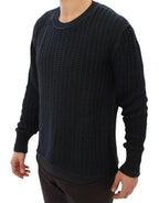 Dolce & Gabbana Blue Runway Netz Pullover Netted Sweater Dolce & Gabbana