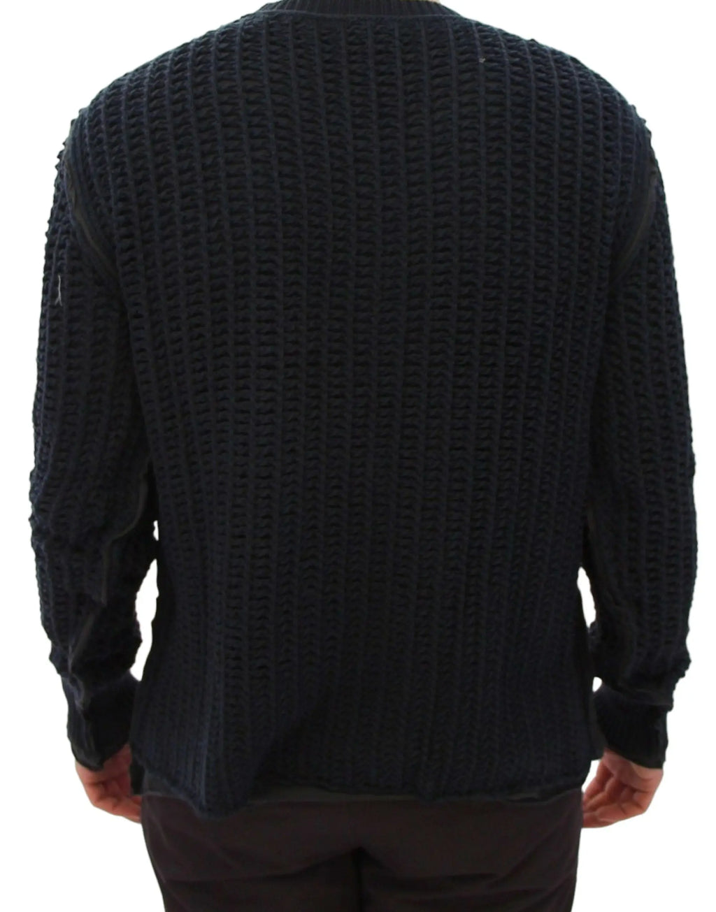 Dolce & Gabbana Blue Runway Netz Pullover Netted Sweater Dolce & Gabbana