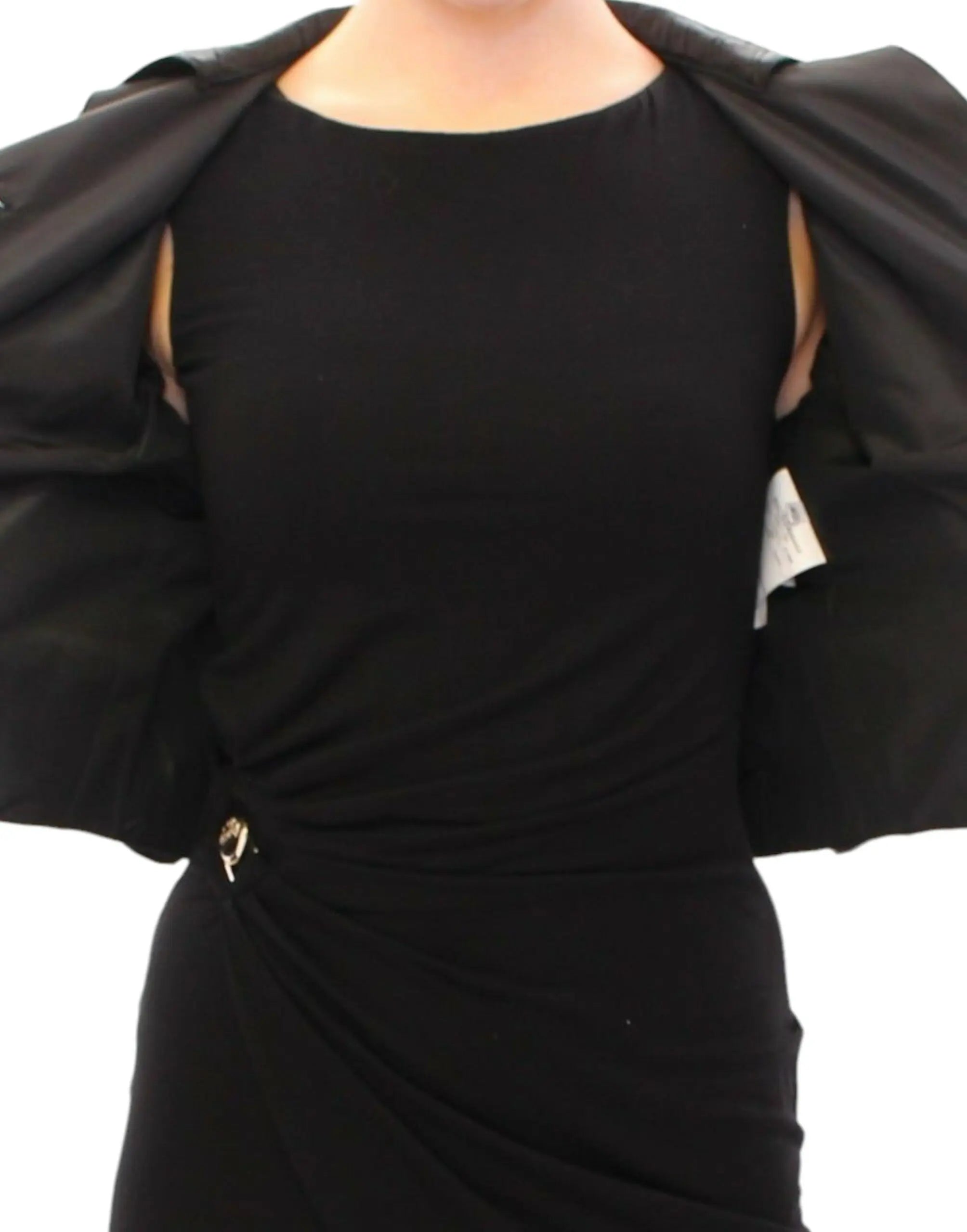Dolce & Gabbana Black Short Bolero Shrug Jacket Coat Dolce & Gabbana