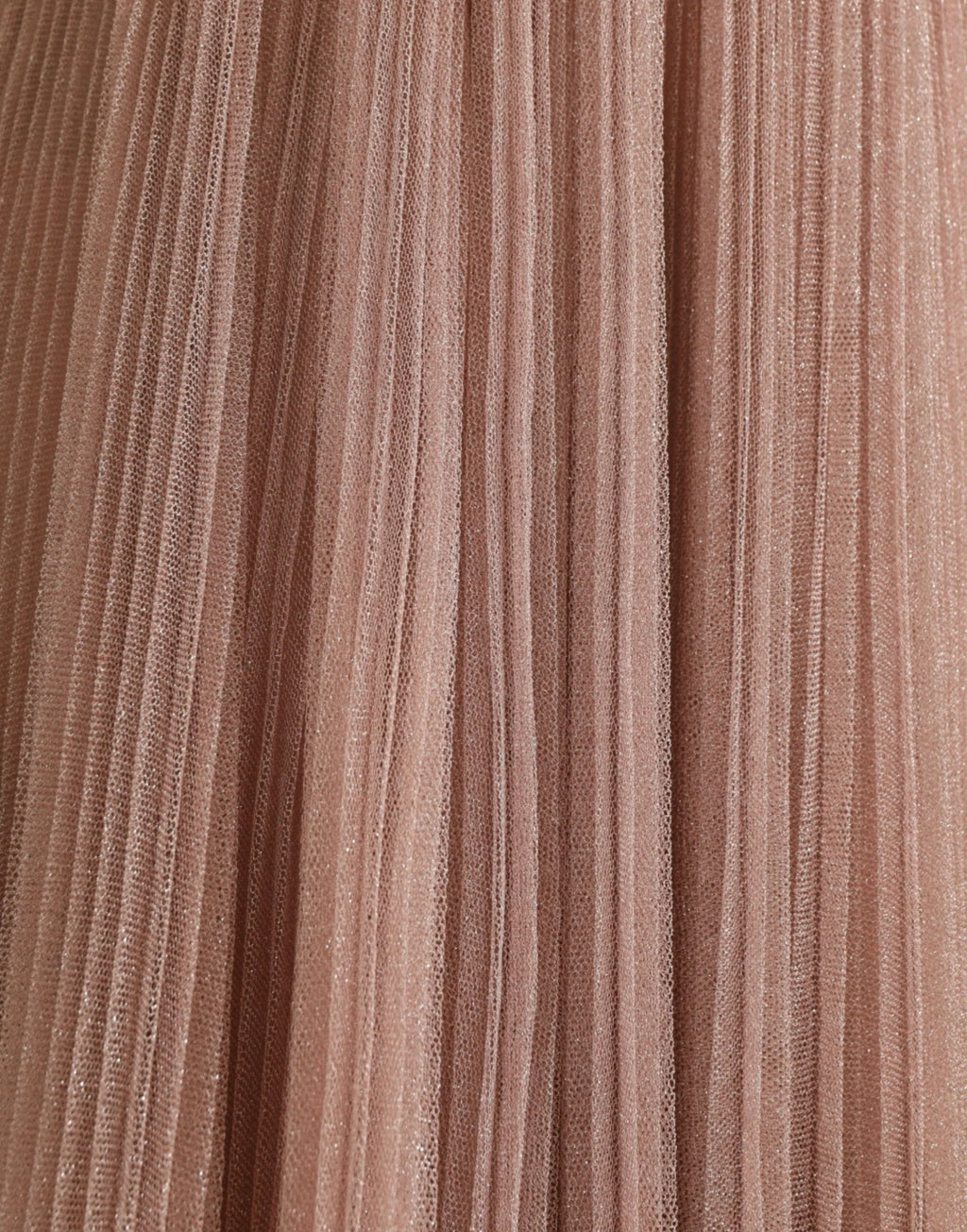 Dolce & Gabbana Pink One Shoulder Pleated Lame Tulle Dress - Zeiniez