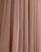 Dolce & Gabbana Pink One Shoulder Pleated Lame Tulle Dress - Zeiniez