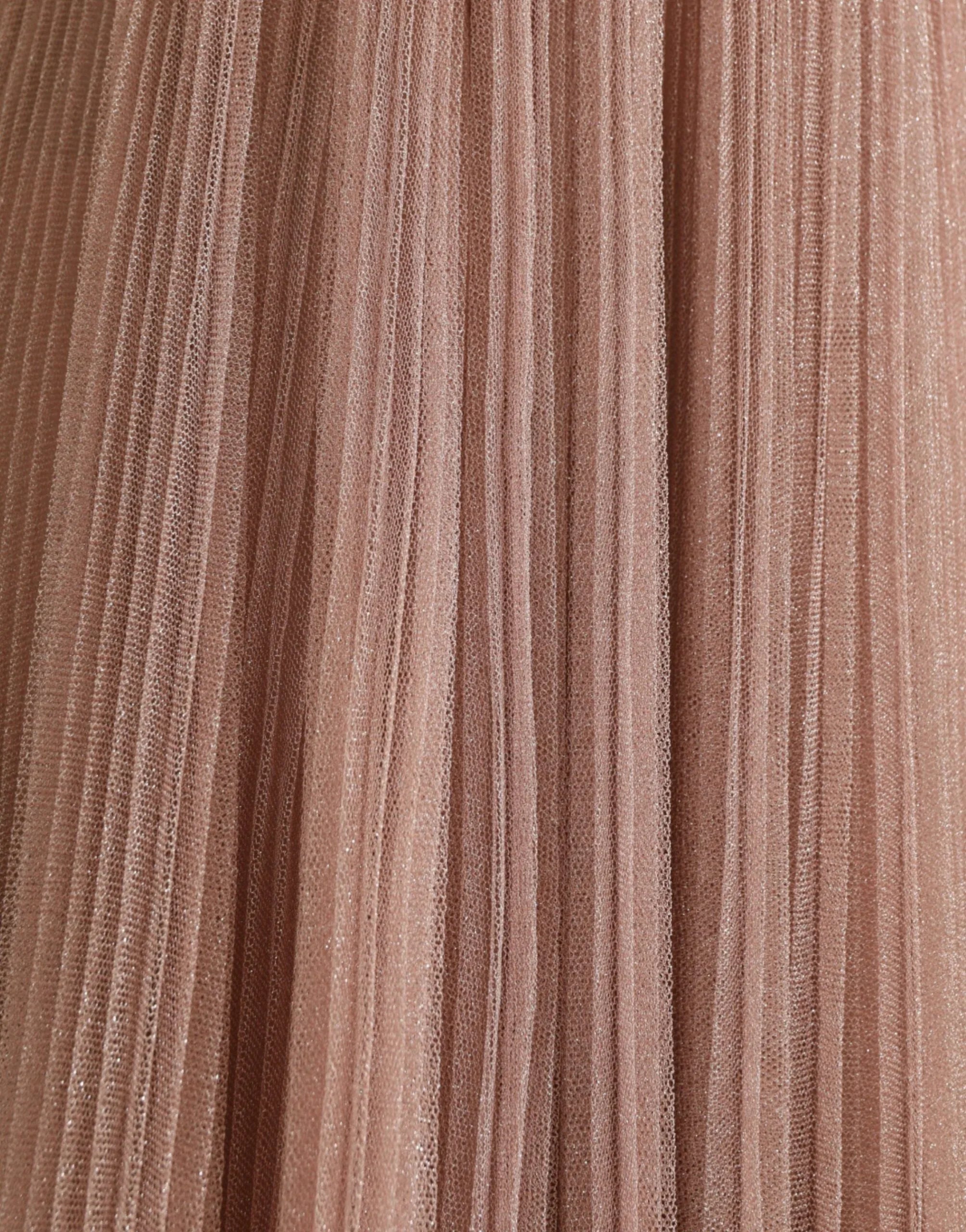 Dolce & Gabbana Pink One Shoulder Pleated Lame Tulle Dress - Zeiniez