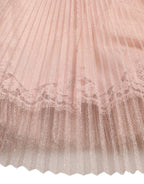 Dolce & Gabbana Pink One Shoulder Pleated Lame Tulle Dress - Zeiniez