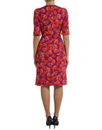 Dolce & Gabbana Multicolor Floral Poppy Print Sheath Dress - Zeiniez