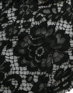 Dolce & Gabbana Black Lace Crystal Embellished Sheath Dress - Zeiniez