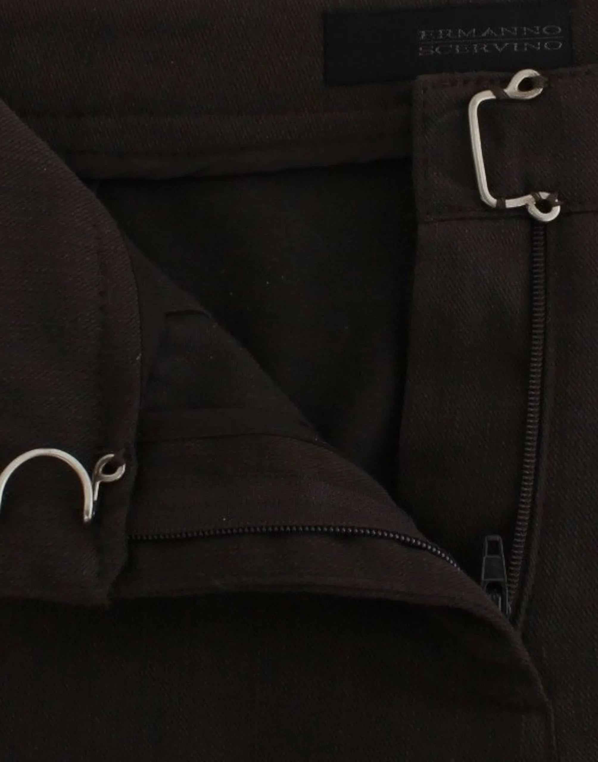 Ermanno Scervino Brown Chinos Casual Dress Pants Khakis - Zeiniez