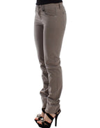 Ermanno Scervino Taupe Beige Slim Jeans Denim Pants Skinny - Zeiniez